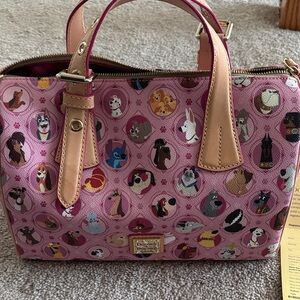 Dooney & Bourke Pink Character Print Handbag